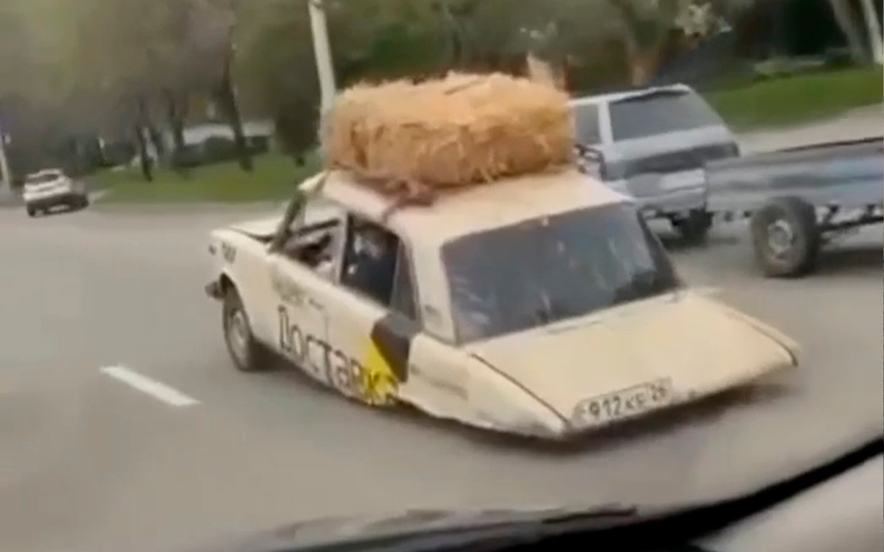 В Ставрополе на дороге обнаружена… половина машины (ВИДЕО)