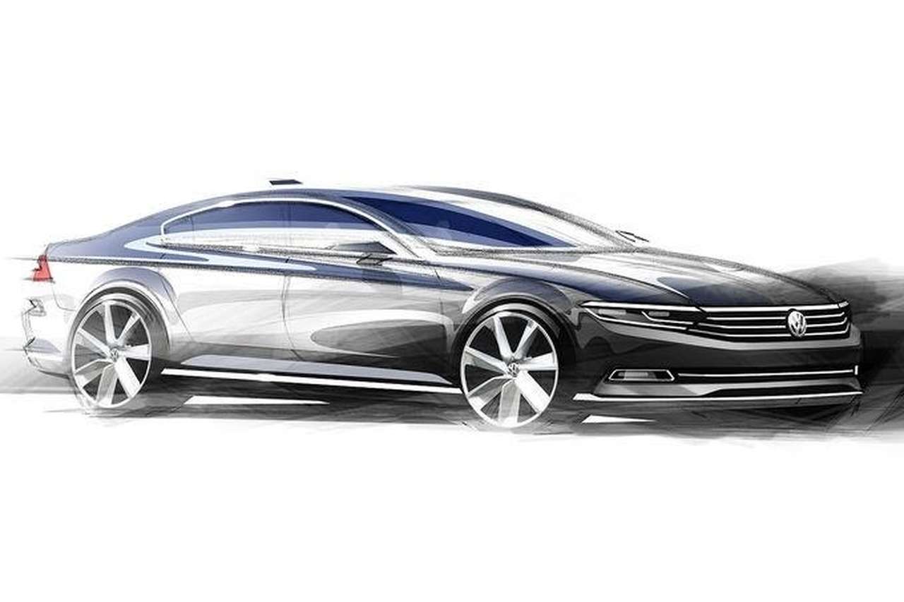 Появились первые изображения нового VW Passat