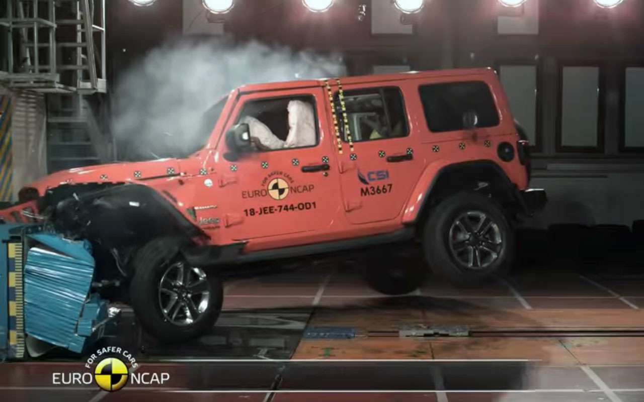 Краш тест Jeep Wrangler