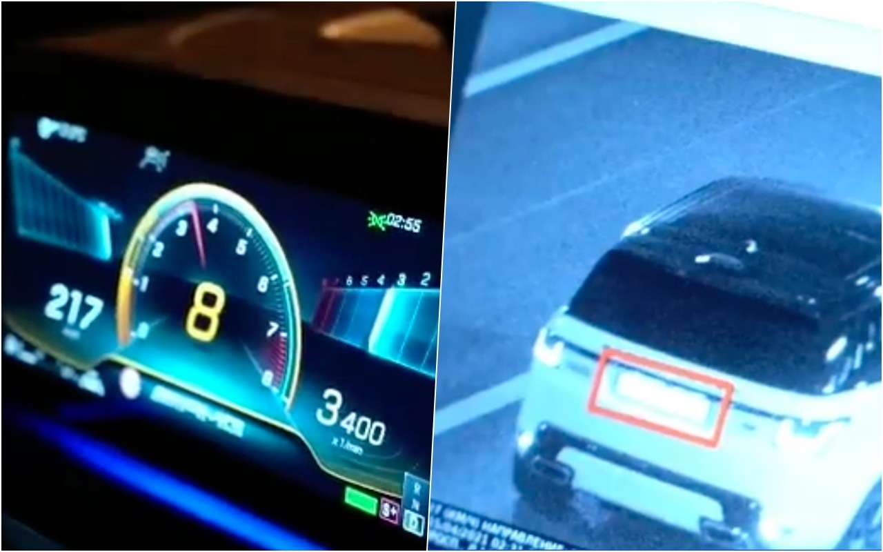 ГИБДД догоняет нарушителя на скорости 217 км/ч