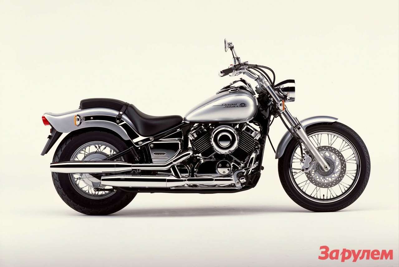 Yamaha XVS650 Drag Star: круизер, 1997 – н. вр., 649 см³, 40л.с., 225 кг, 170 000–320 000 руб.