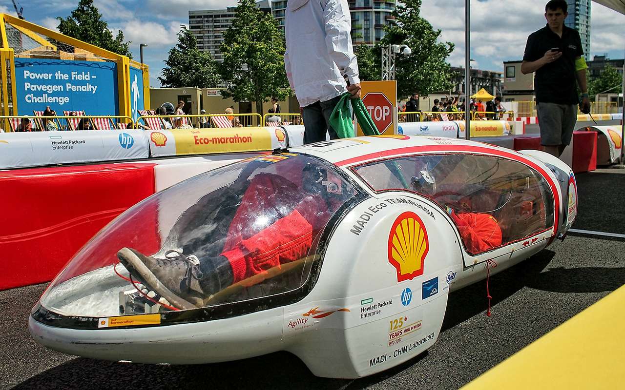 238 километров на литре топлива!