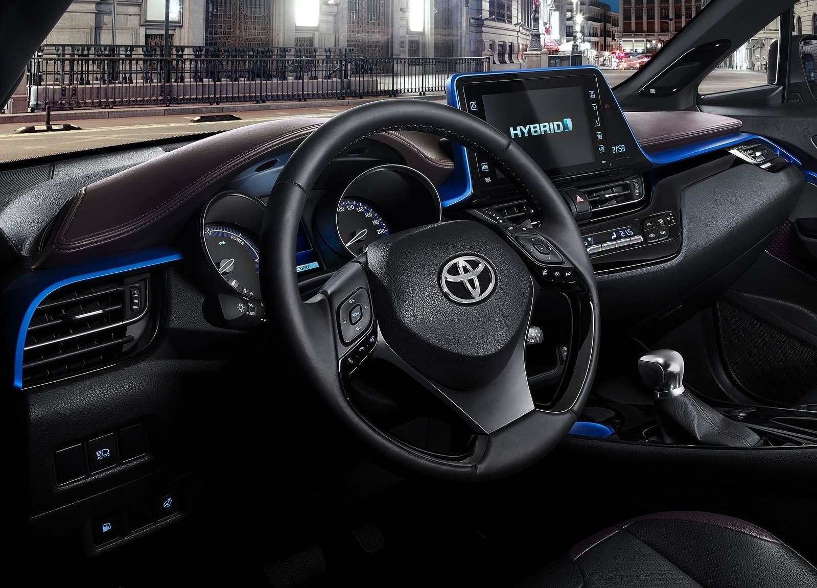 Toyota c hr интерьер