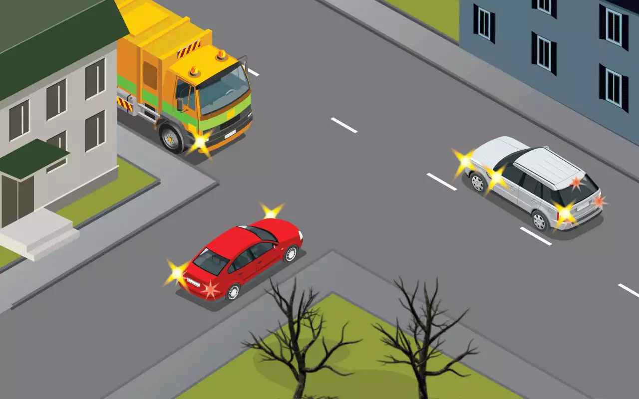 Вечная проблема: кто уступает — кто со двора или кто во двор?!