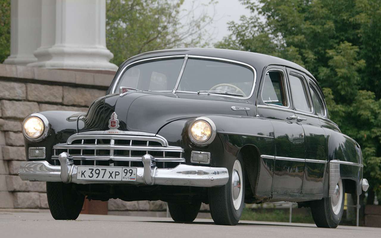 Купить б/у ГАЗ 12 ЗИМ 1948-1960 3.5 MT (90 л.с.) бензин механика в Москве: чёрны