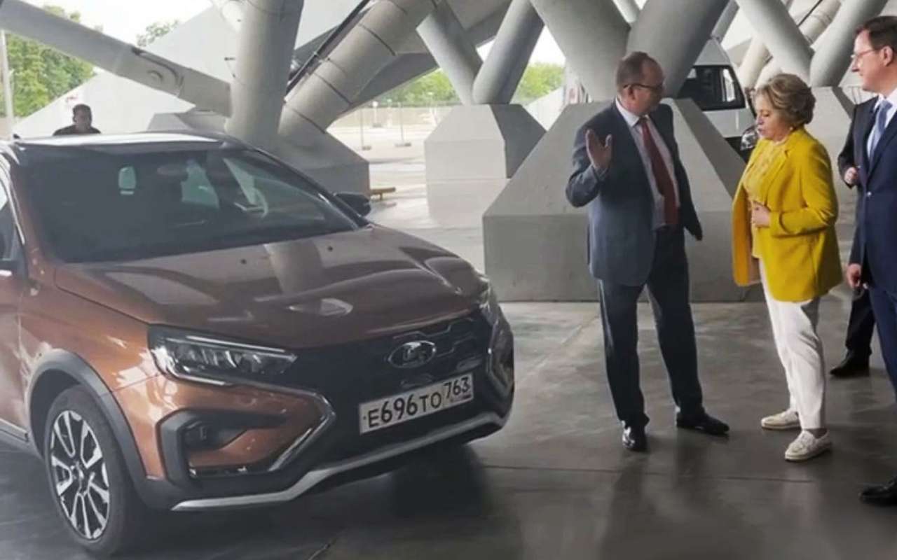 Валентина Матвиенко оценила комфорт Lada Vesta