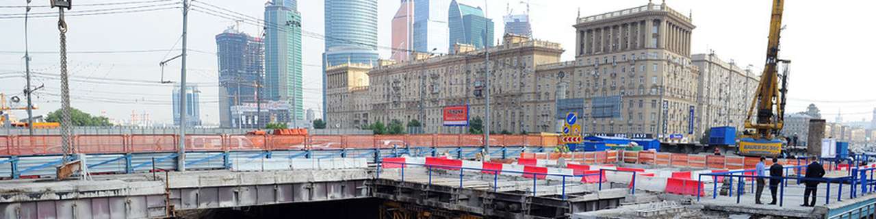 Можайский путепровод столицы реконструируют до конца года