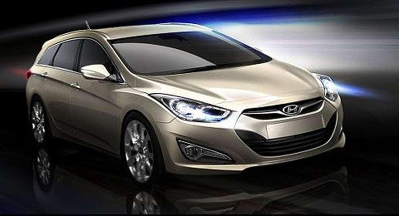 Hyundai i40 – первые скетчи