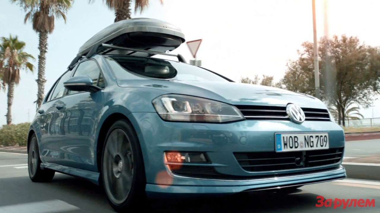 VW прорекламировала аксессуары для нового Golf