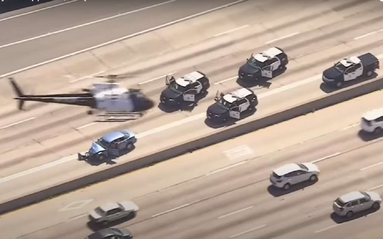 Реальная полицейская погоня в стиле GTA