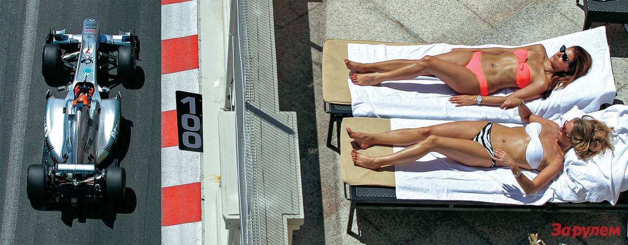 Заезды Формулы-1 утомляют не только меня. Некоторые смотрят Гран-при именно так.
