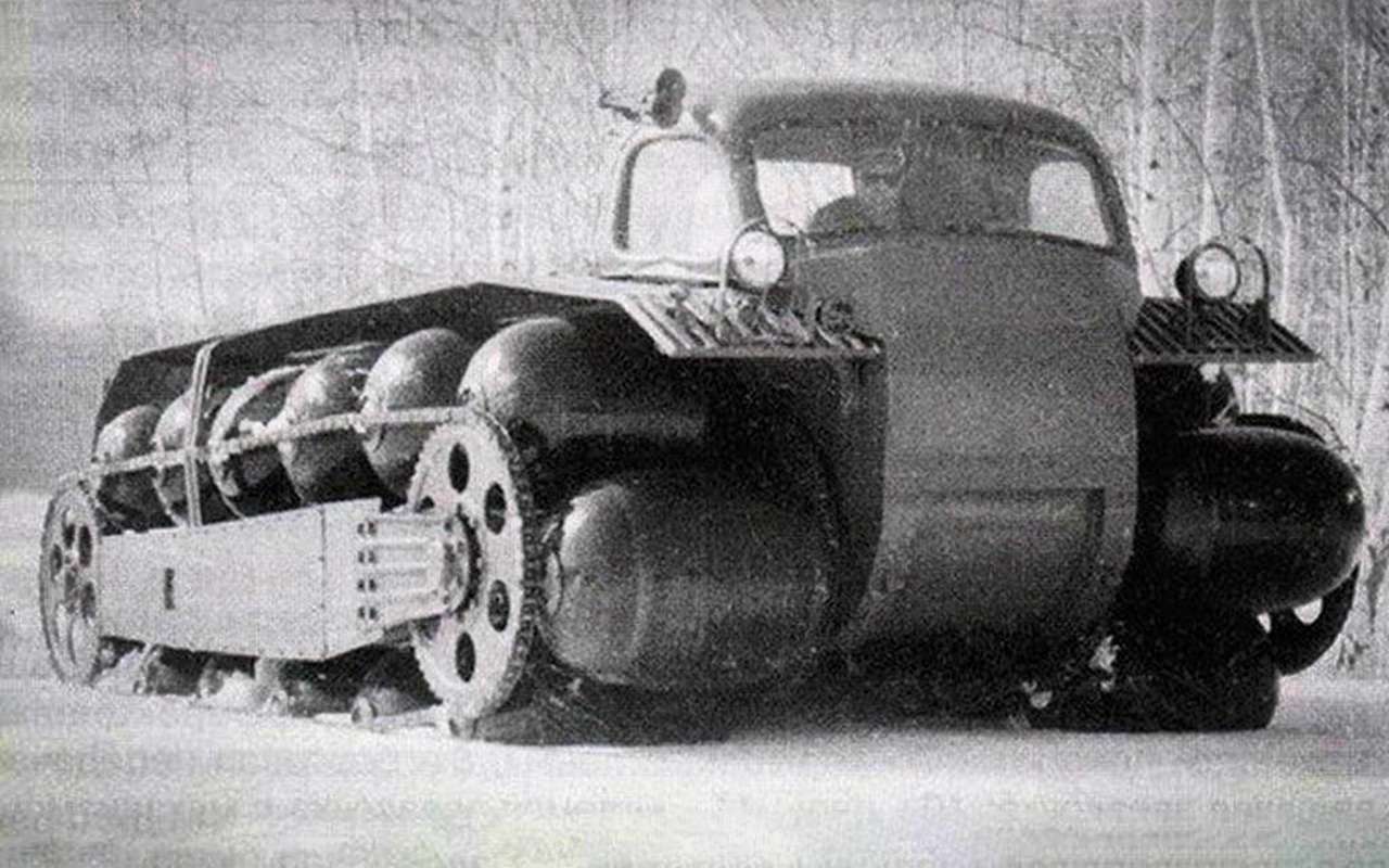 Советский вездеход с необычным движителем: таких ЗИЛов еще поискать!