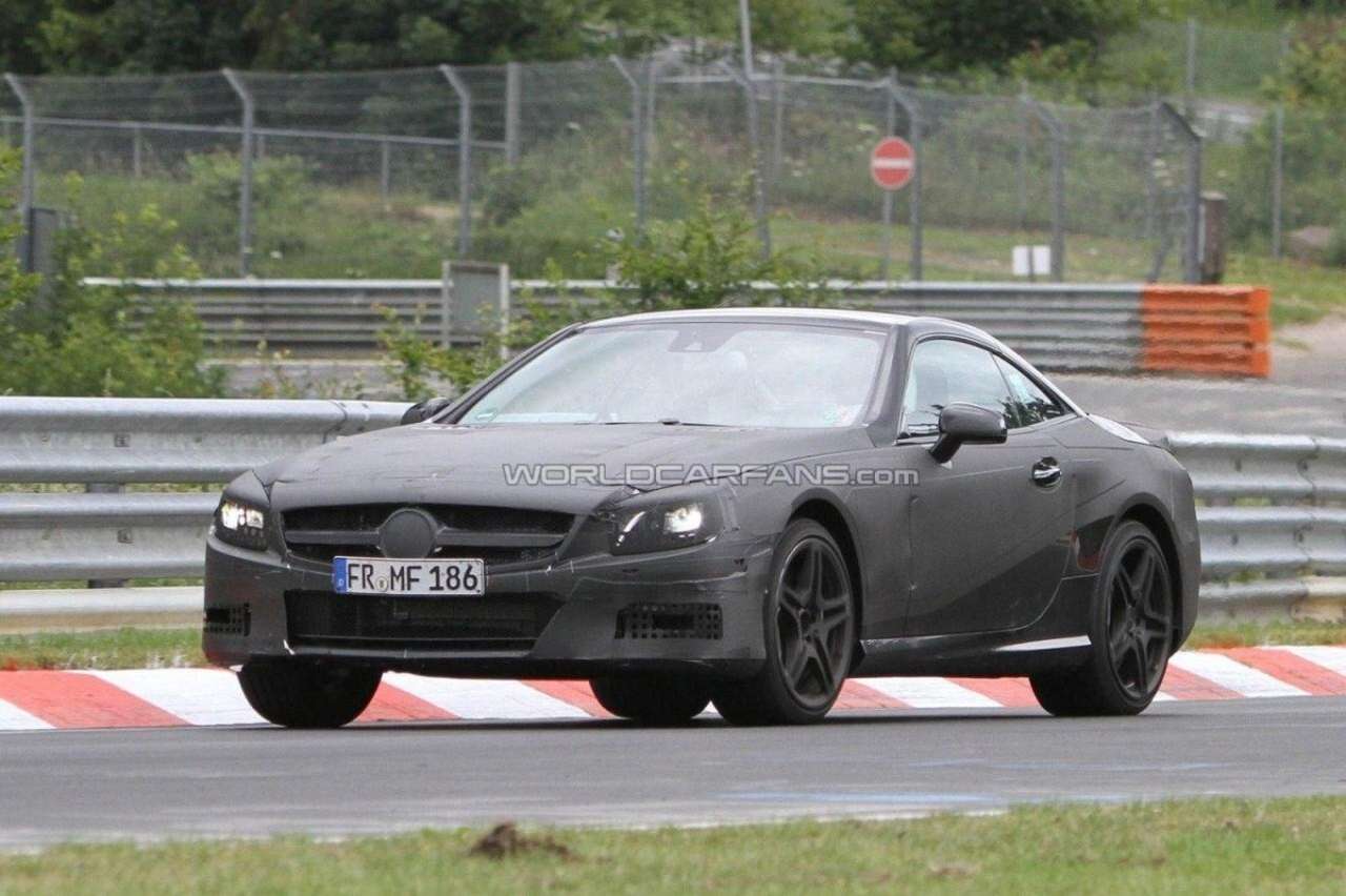 Mercedes SL 63 AMG R231 замечен на Северной петле