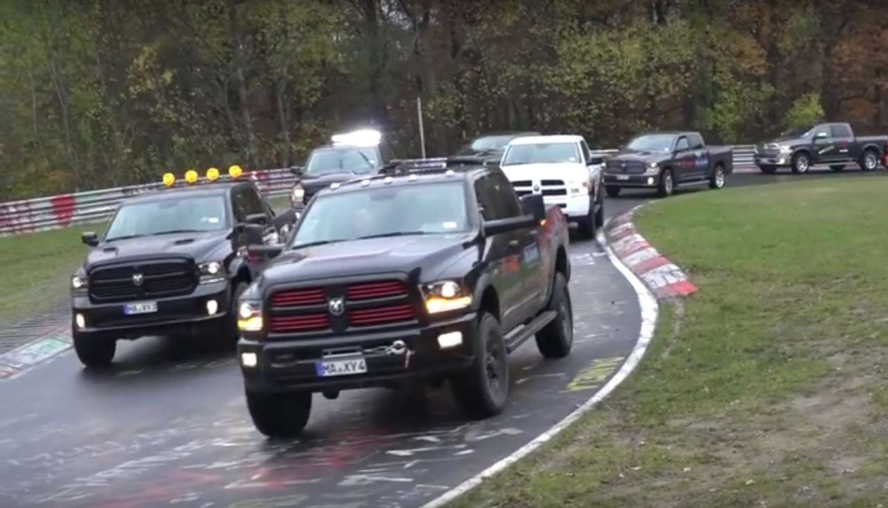 По Нюрбургрингу Ram водили: пикапы установили мировой рекорд