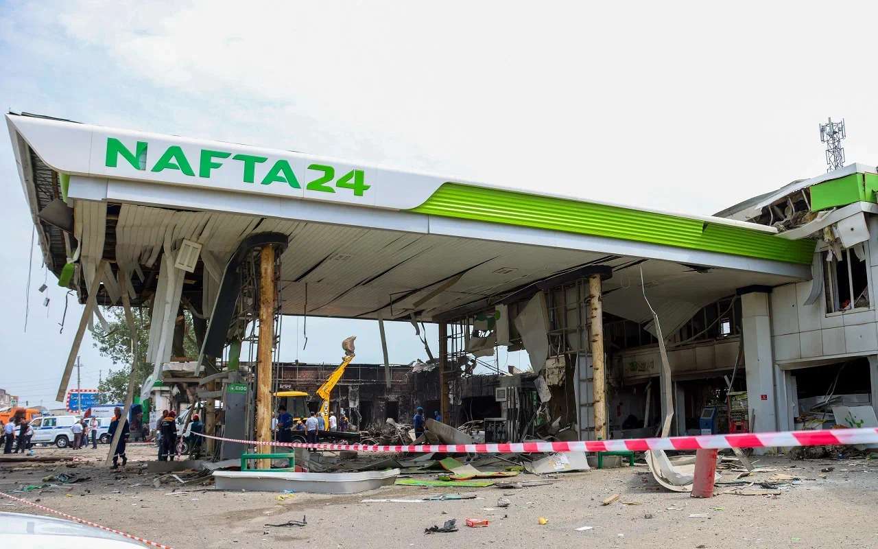 Число жертв взрыва на АЗС в Дагестане выросло до 35 человек