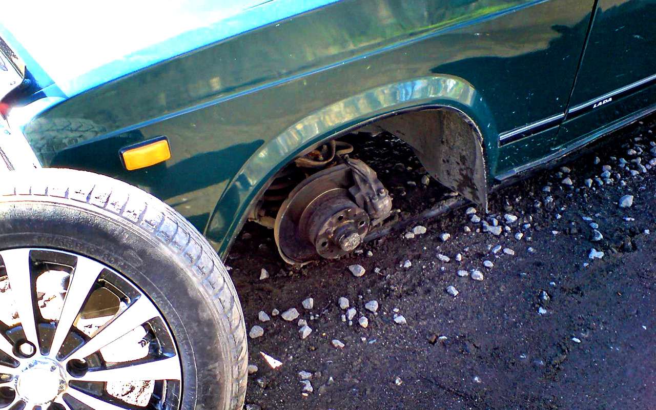 Очень необычный угон — преступник захватил на дело колеса