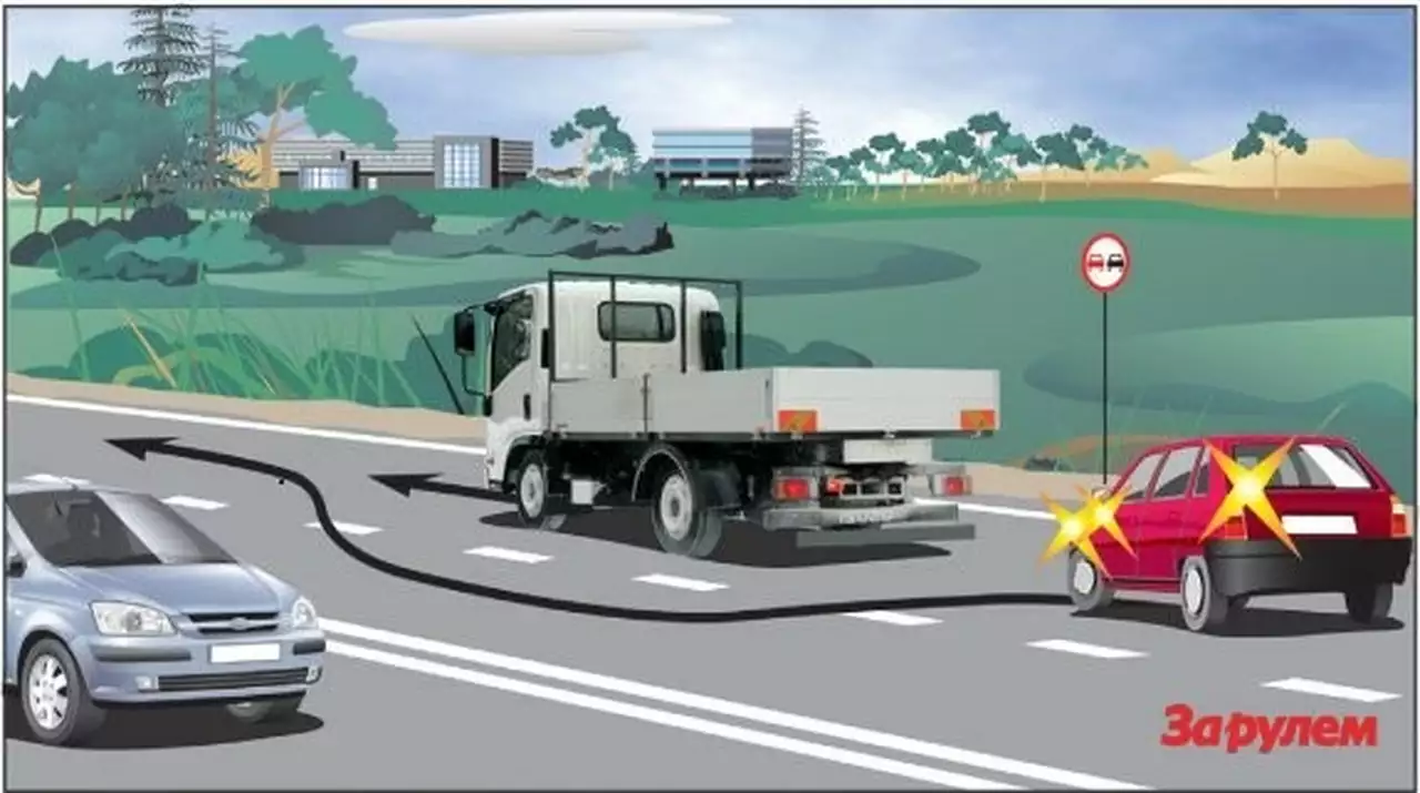 Теперь такой маневр не квалифицируется как обгон