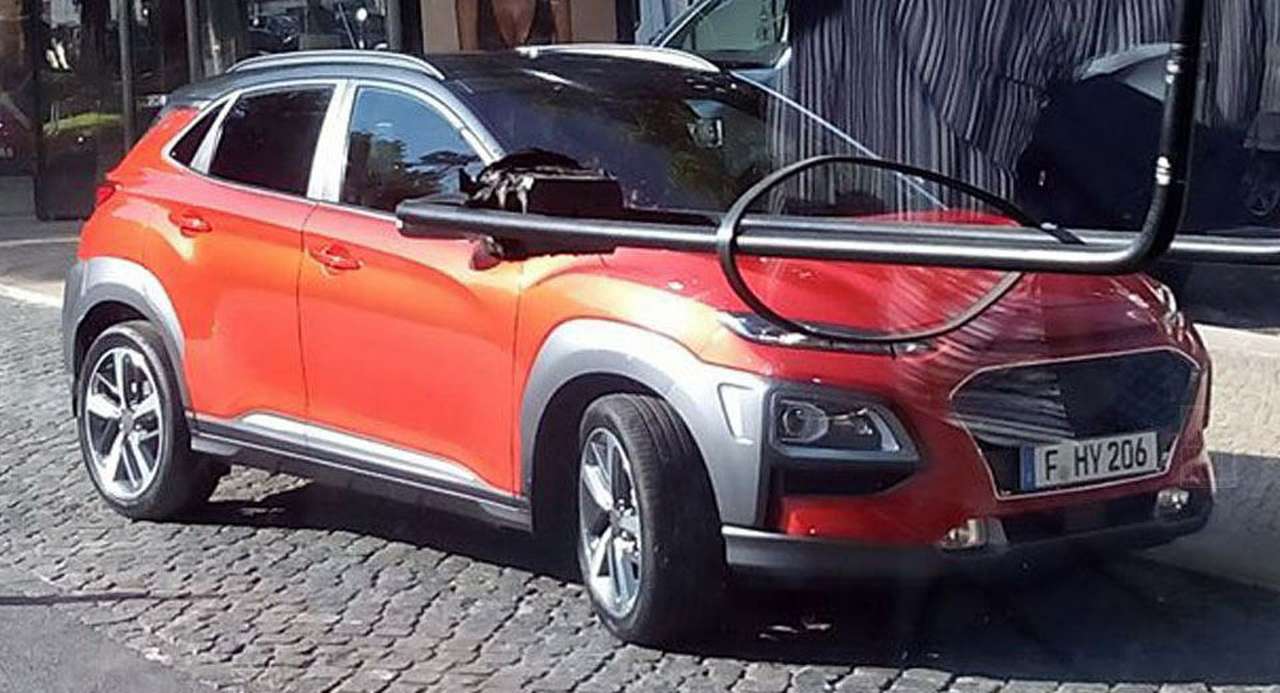 Так вот ты какой: кроссовер Hyundai Kona заснят без камуфляжа
