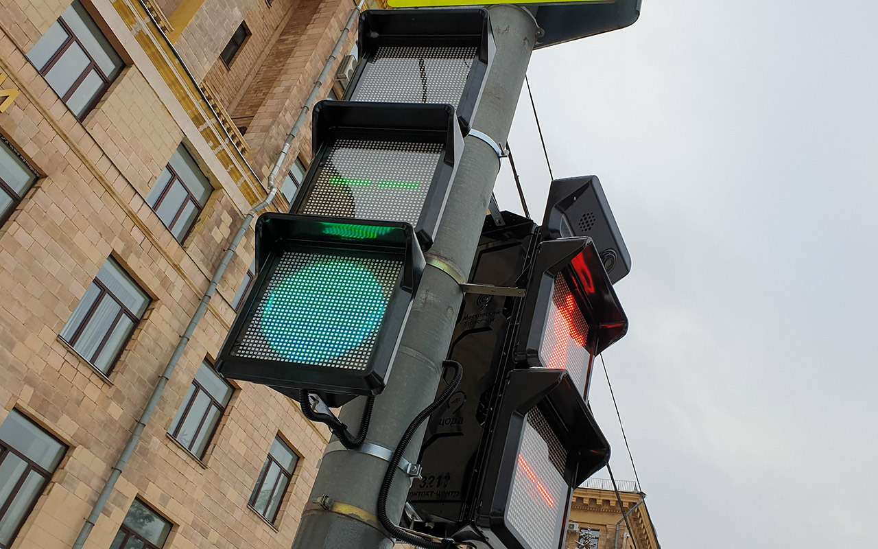 Квадратные светофоры измерят чистоту воздуха