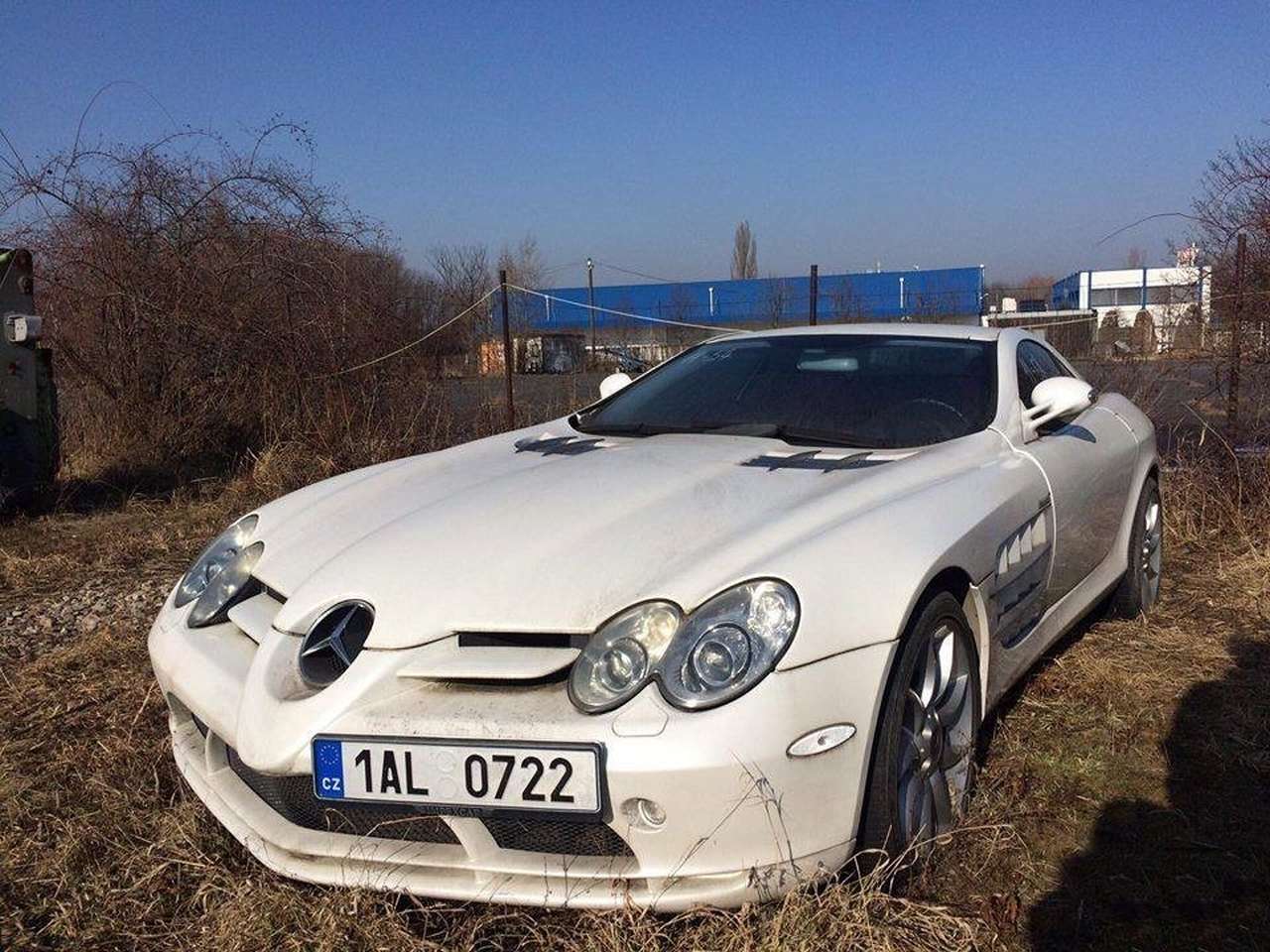 Затерянный в полях: суперкар Mercedes-Benz SLR McLaren кормит крыс с 2011 года