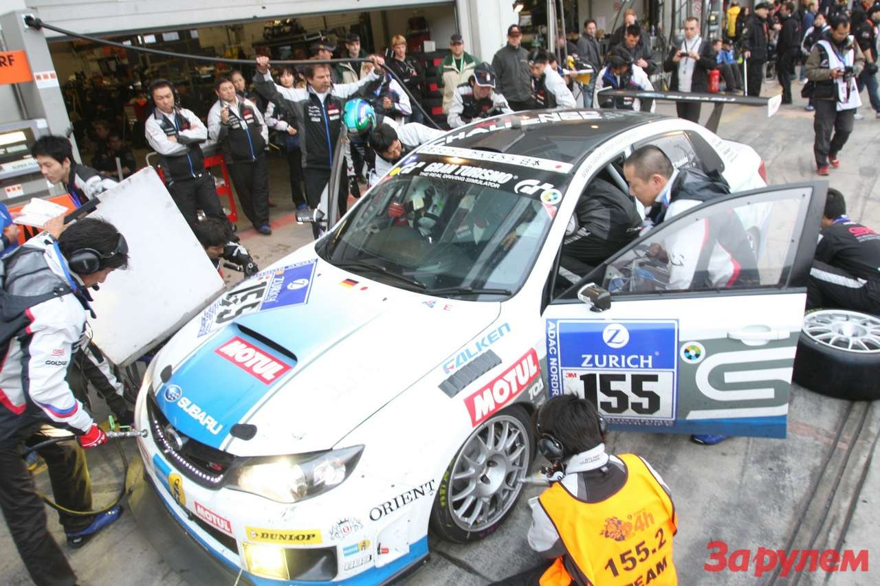 Subaru Impreza WRX STI выиграла в своем классе на Нюрбургринге