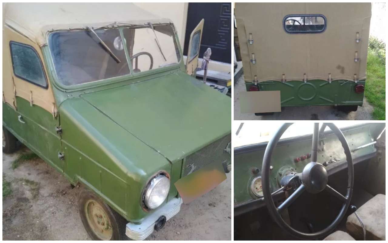 Вот что можно сделать, когда очень хочется ездить, а у тебя только кузов старого ГАЗ-69 и двухцилиндровый двигатель от мотоцикла Иж.