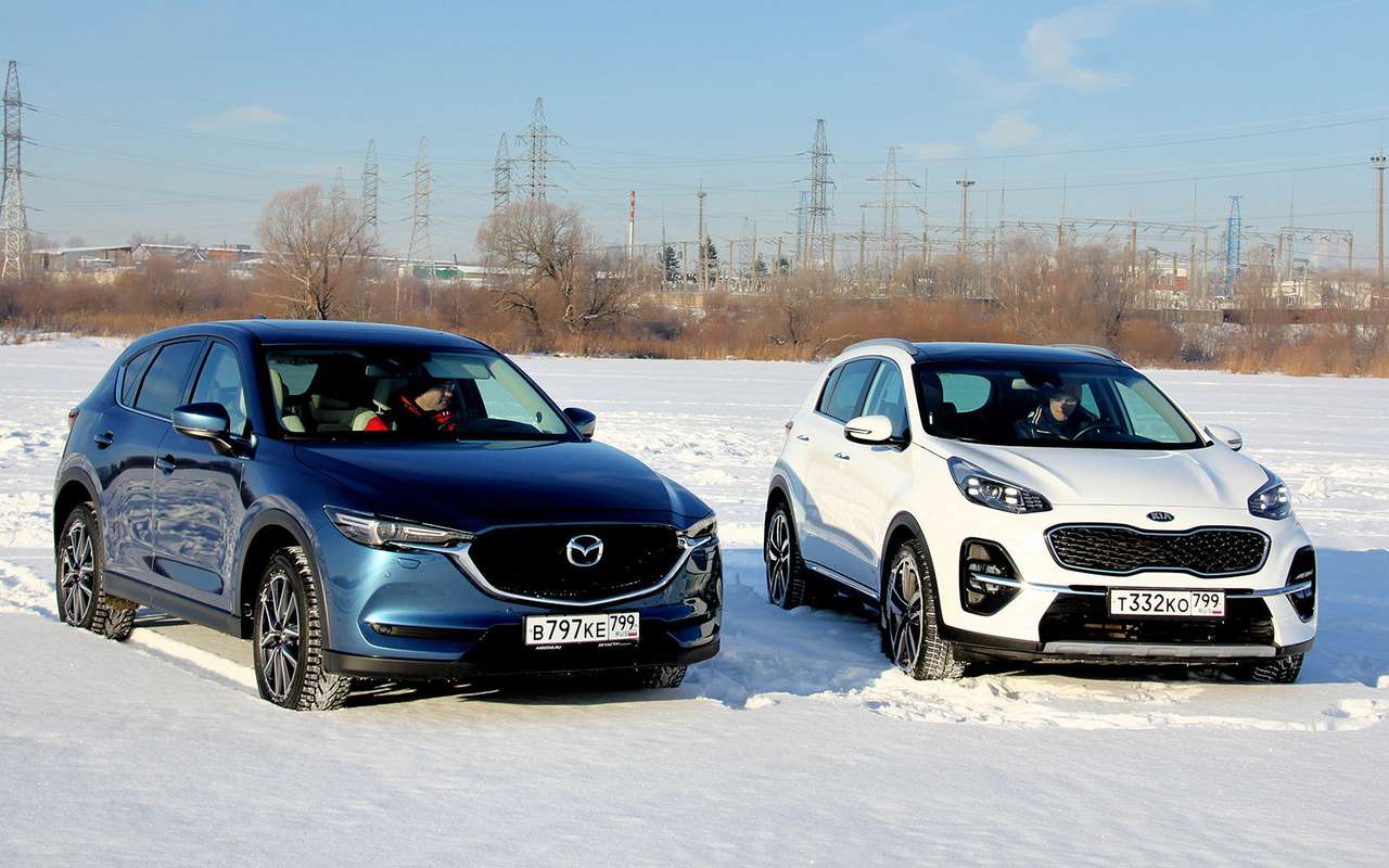 Сравнительный тест Kia Sportage и Mazda CX-5