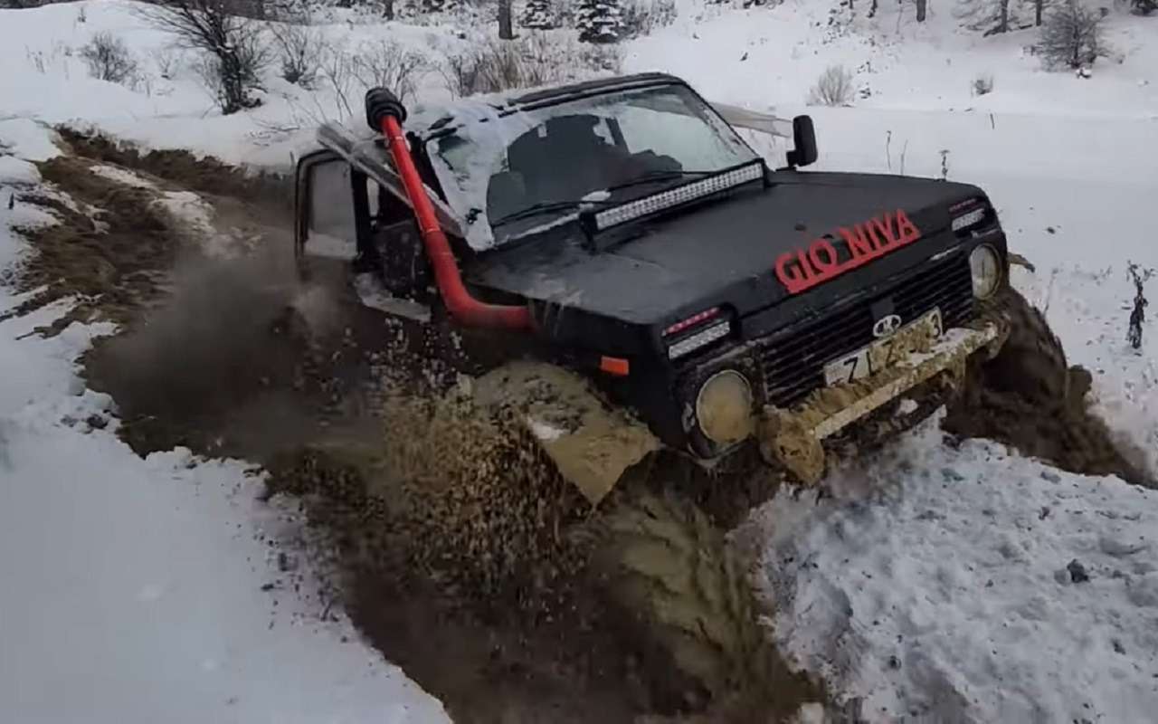 Что может эта Нива из Грузии? Да все! (видео)