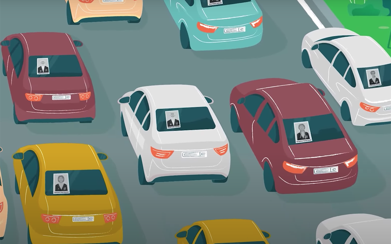 Водителям объяснили, как правильно размещать фотографии ветеранов на автомобилях