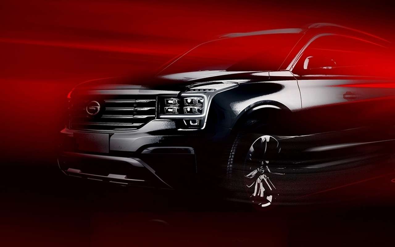 Флагманский кроссовер Trumpchi GS8 удивит взглядом насекомого