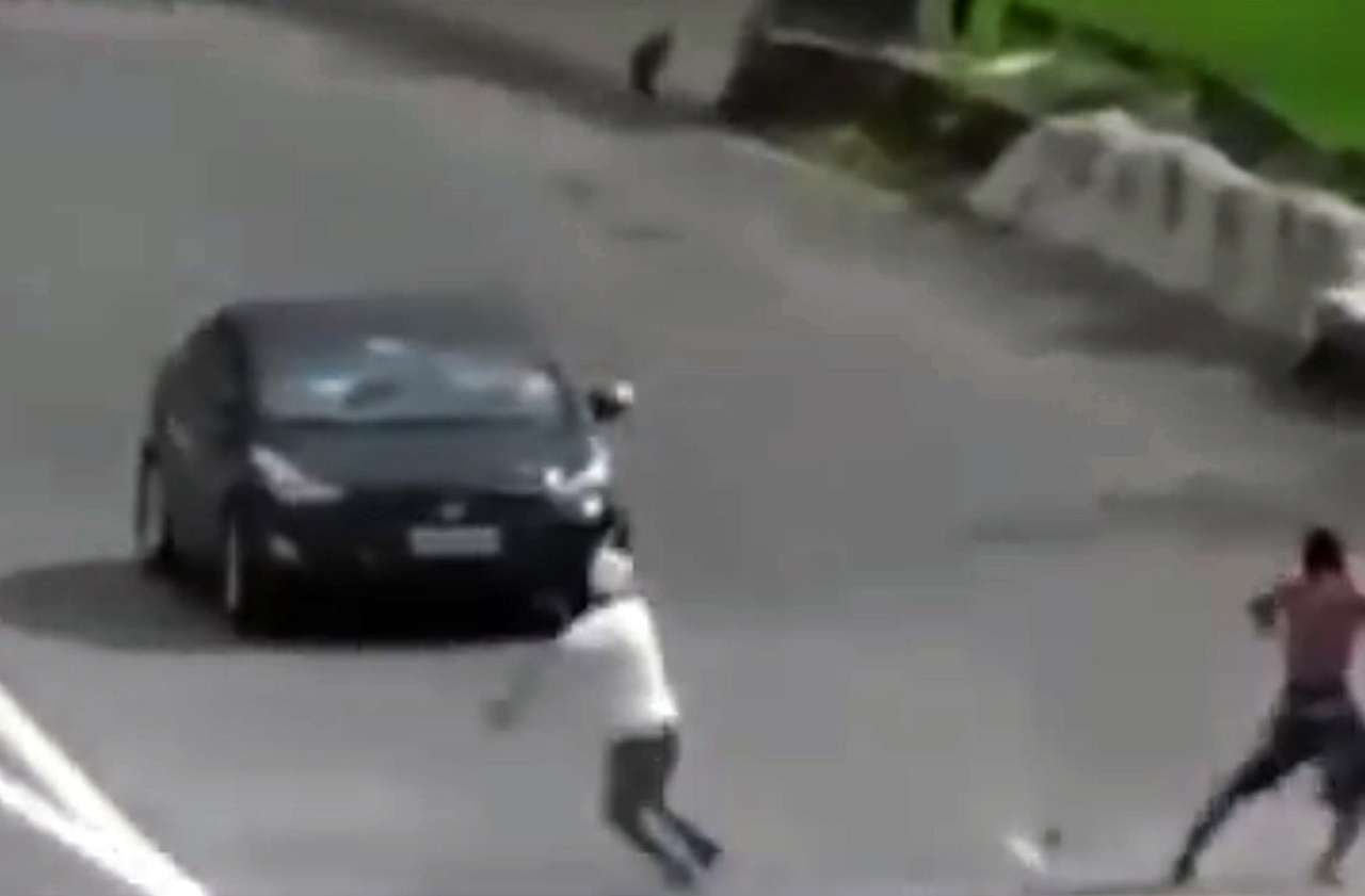 Фанаты GTA решили пошалить в реале (ВИДЕО)