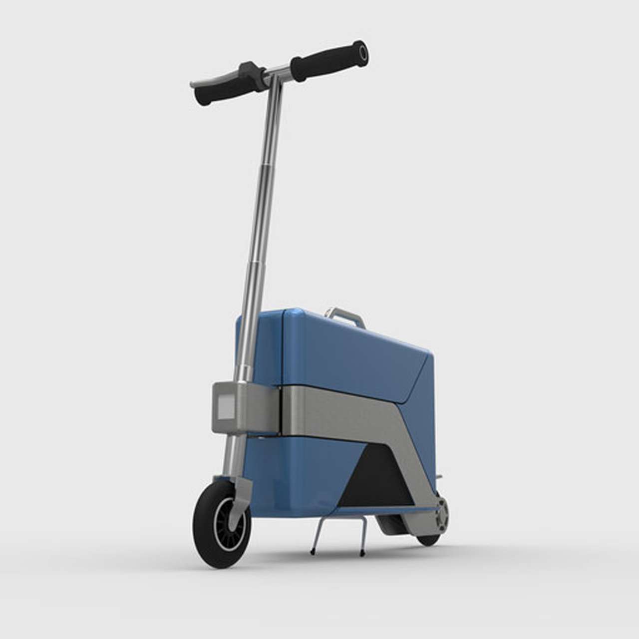 В Америке придумали чемодан-электросамокат