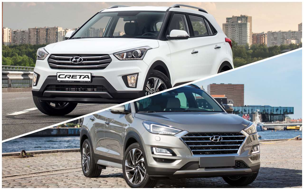 Нафаршированная Creta или базовый Tucson: выбираем кроссовер