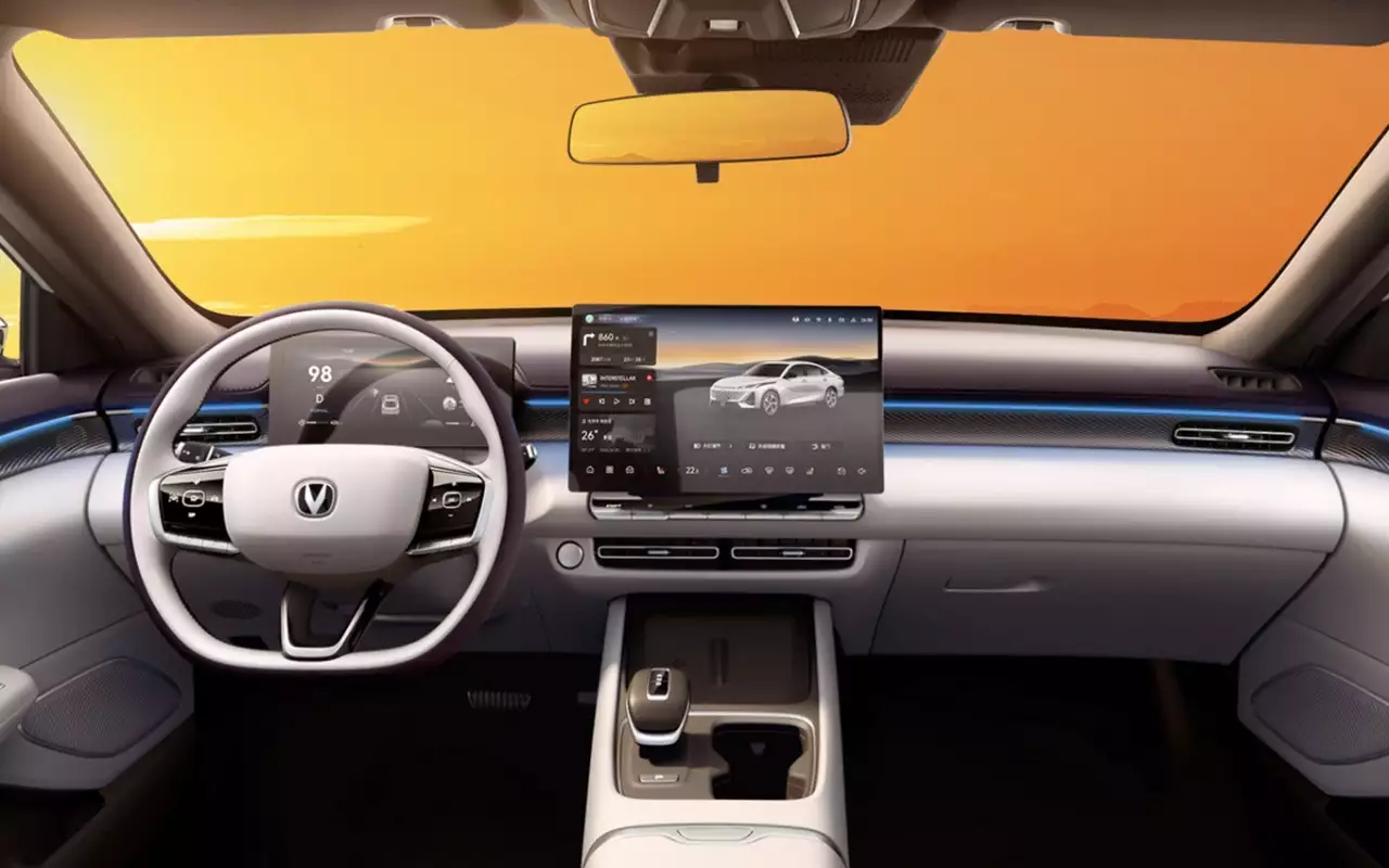 Интерьер Changan Eado Max