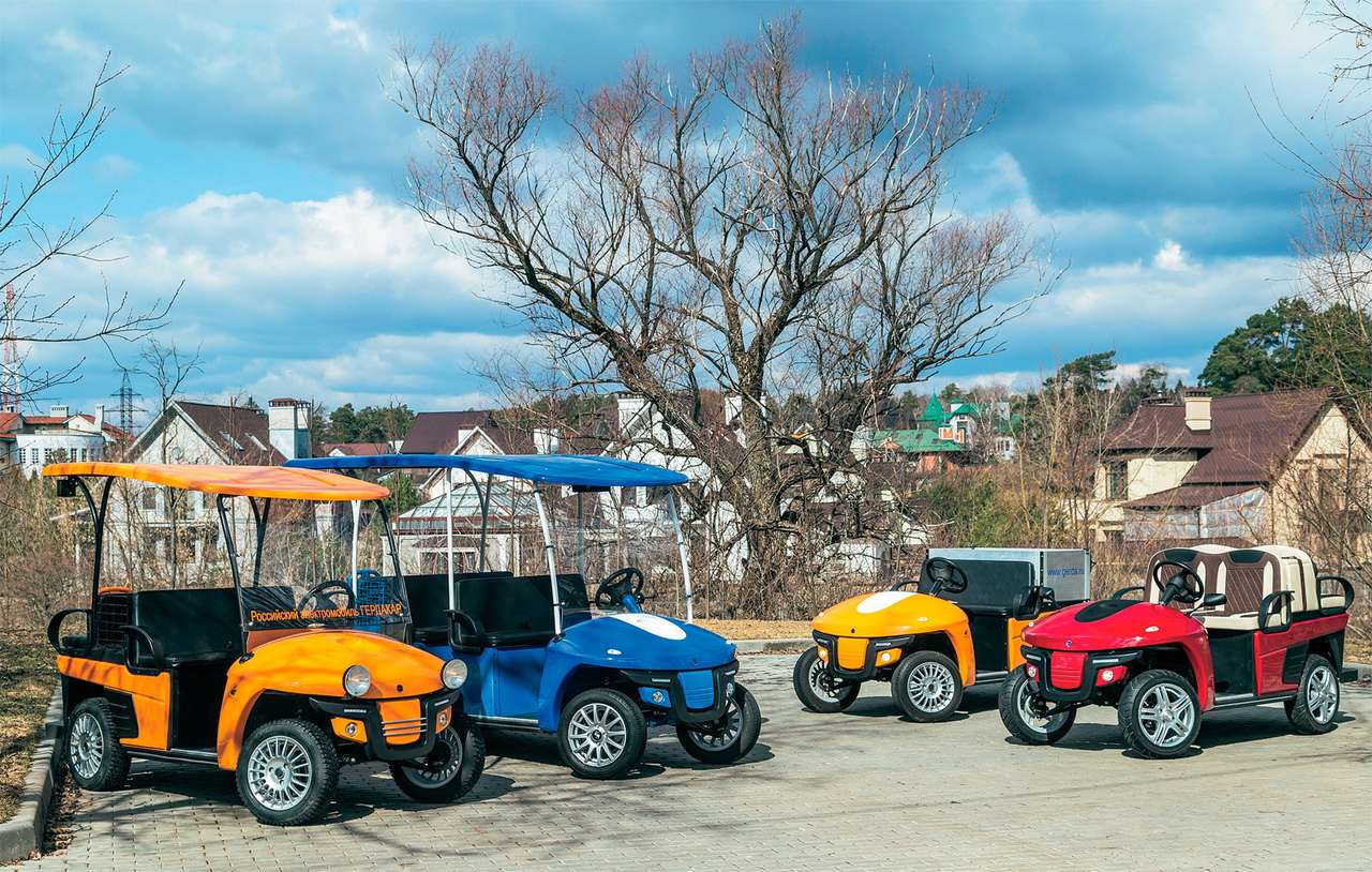 Российские электромобили Гердакар: мультики и пультики