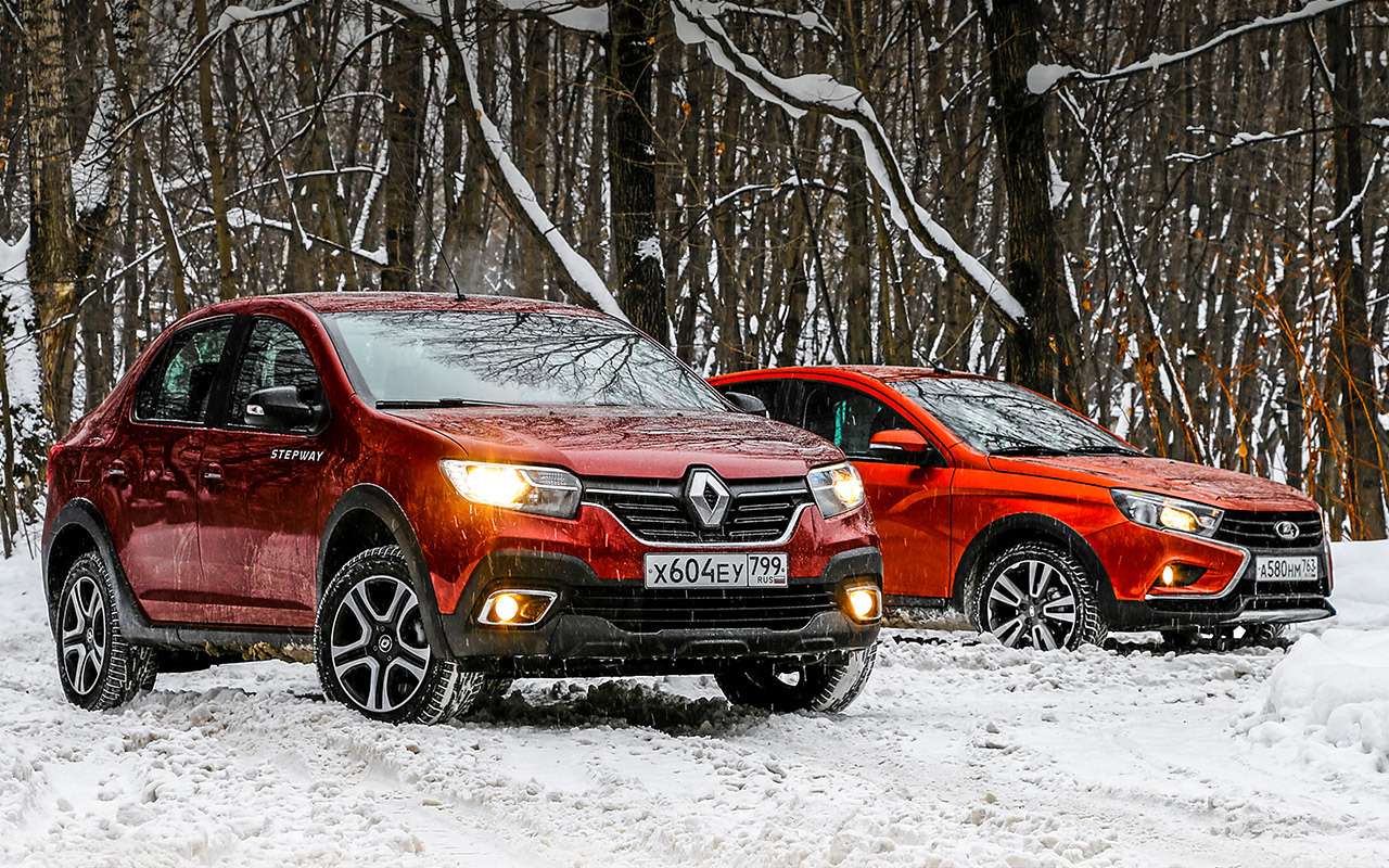 Vesta Cross и Logan Stepway - годятся ли они для бездорожья?