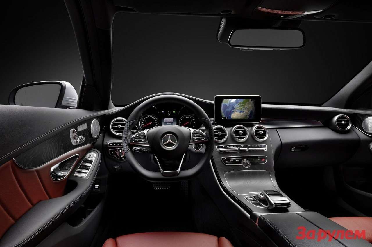 Mercedes раскрыл интерьер нового C-класса
