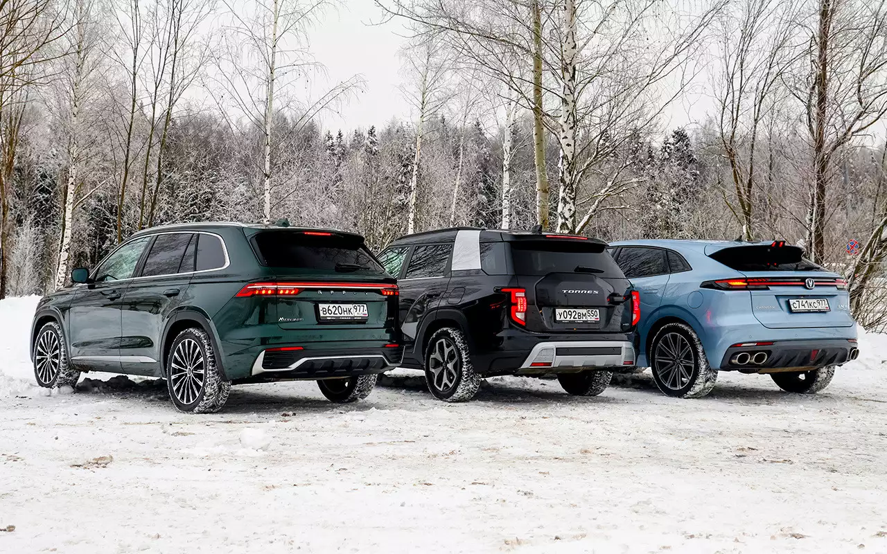 Geely Monjaro, Changan Uni-K, KGM Torres — тест в цифрах