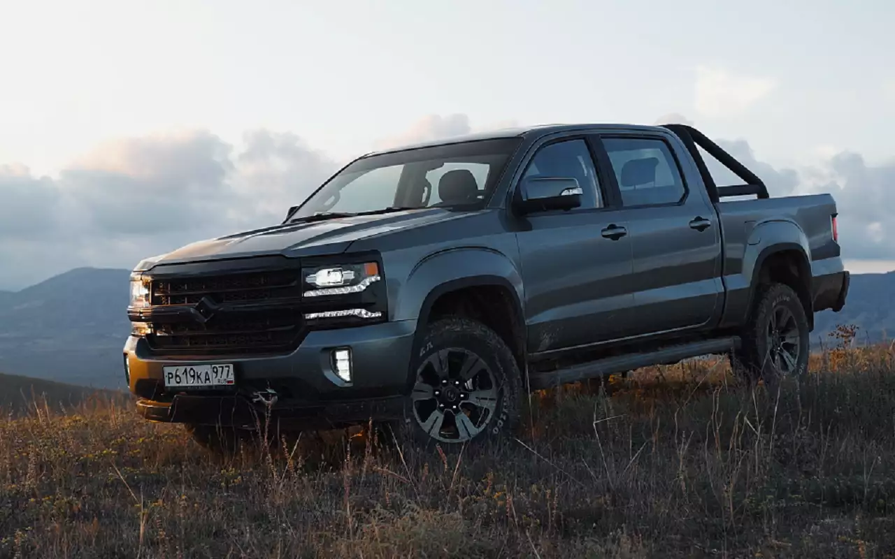 Новый крутой пикап в РФ — очень интересное устройство кузова!