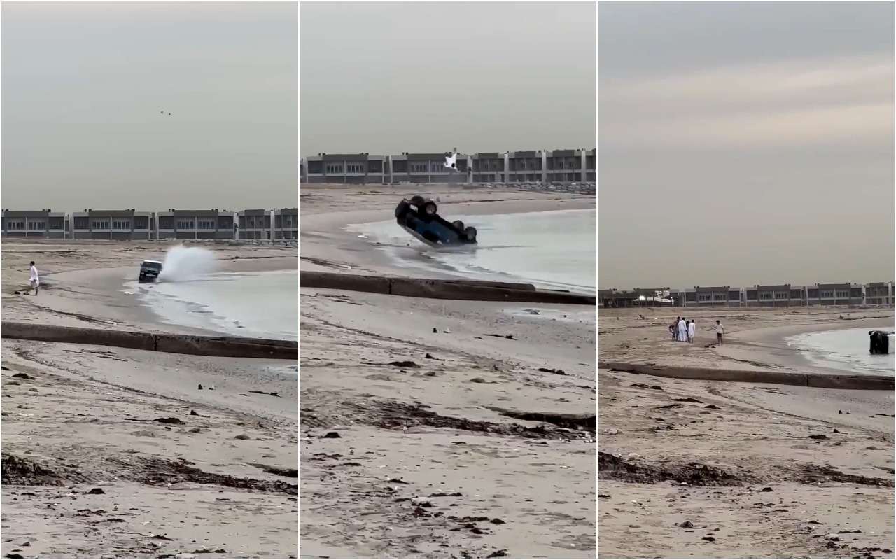 Водитель вылетел из внедорожника Toyota как пробка из бутылки