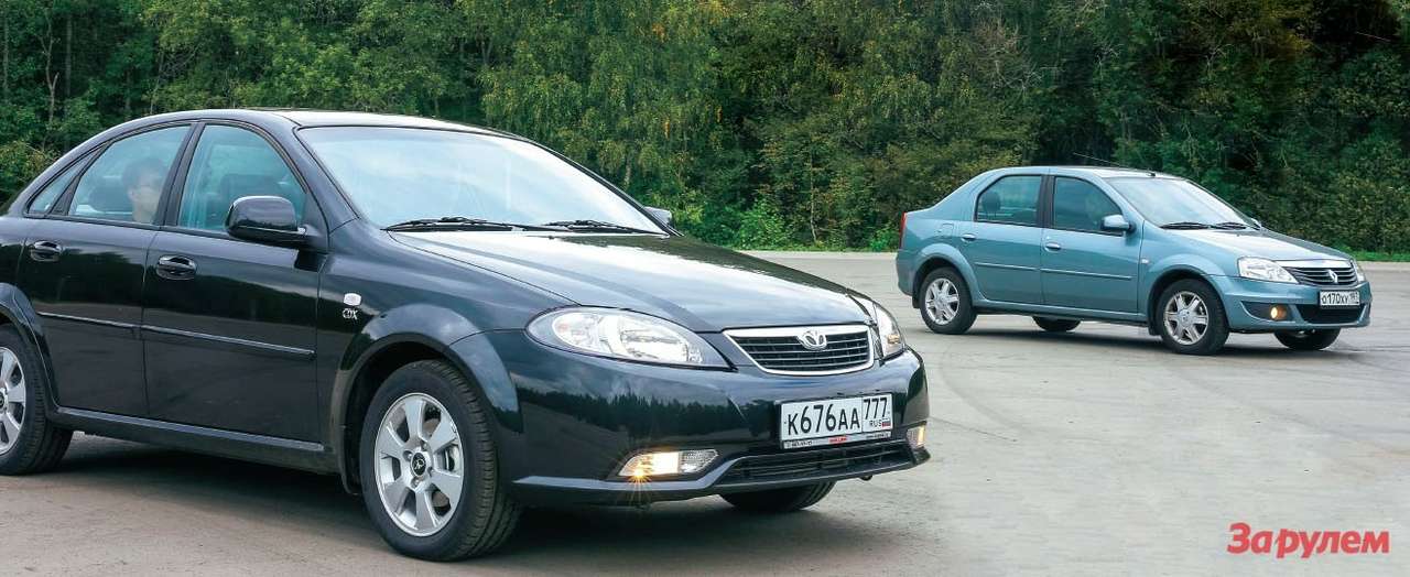 Новичком по лидеру: Daewoo Gentra vs Renault Logan