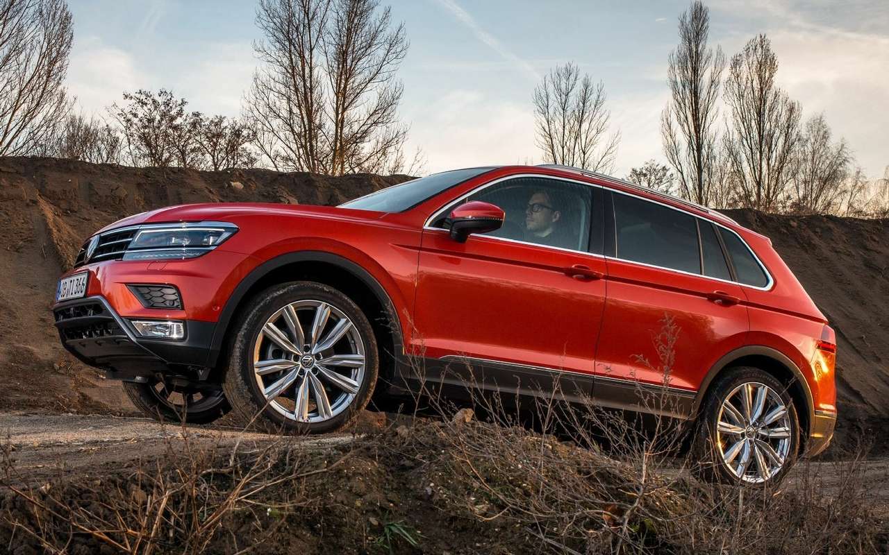 Volkswagen Tiguan второго поколения обживается в Калуге