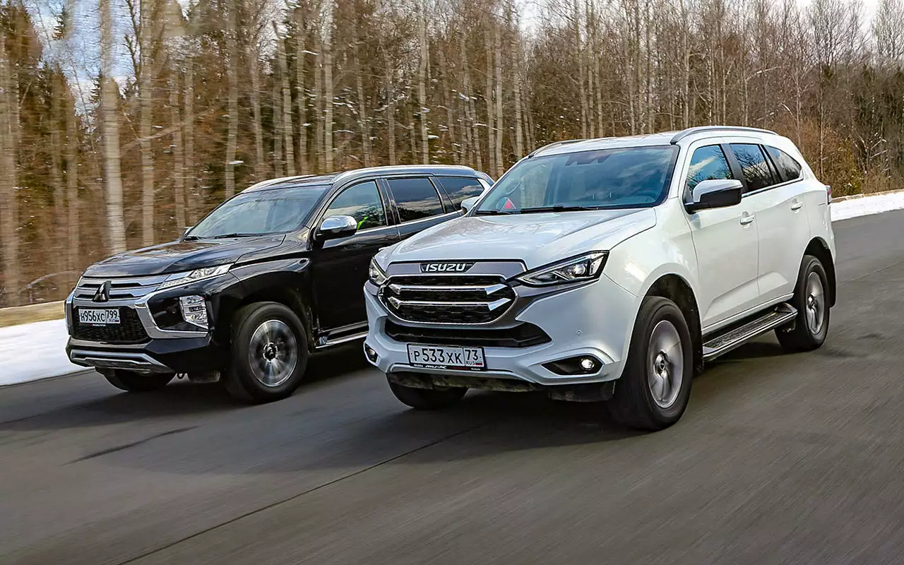 Isuzu против Mitsubishi: тест настоящих японских внедорожников