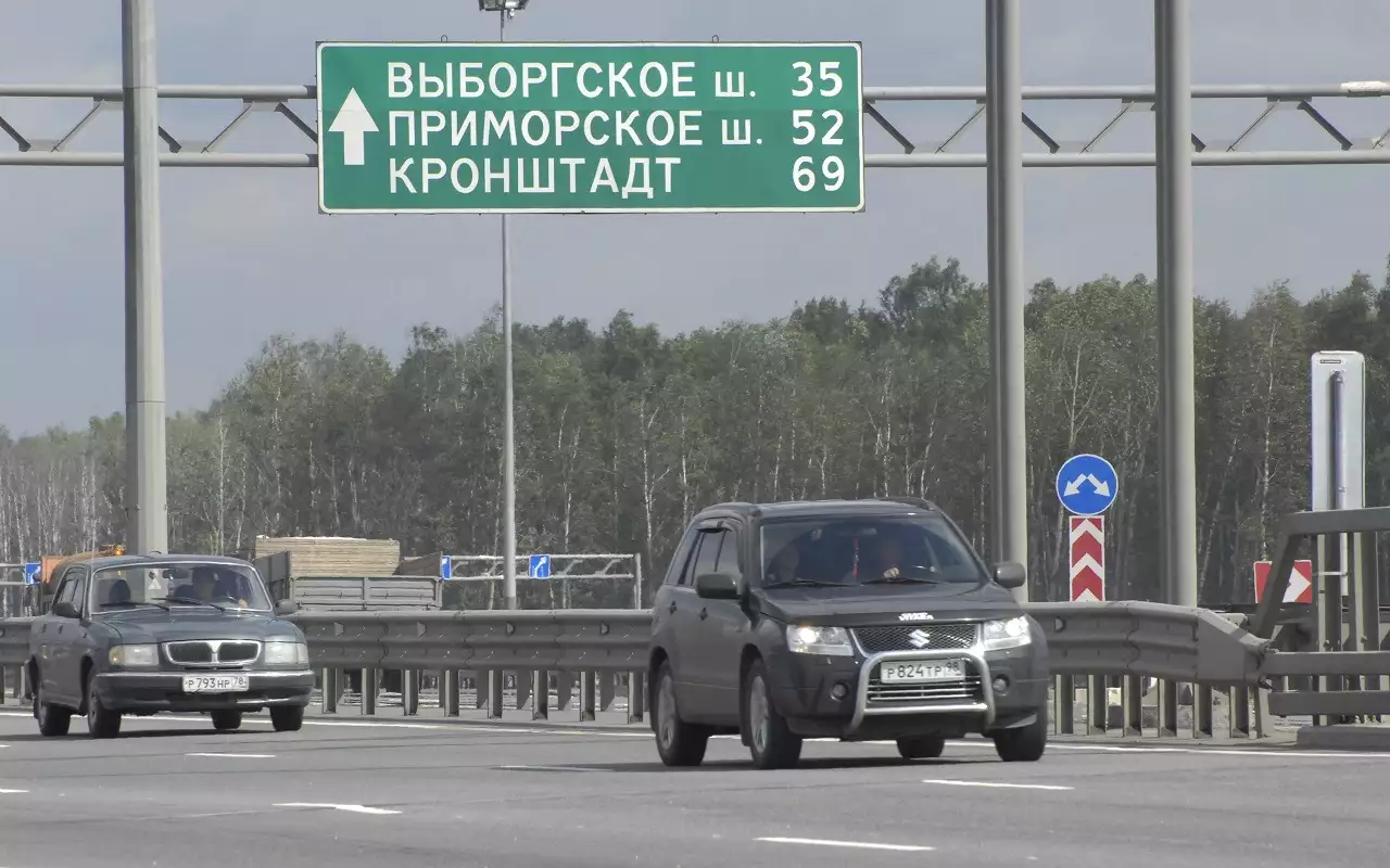 КАД полностью перекроют в одну сторону возле Кронштадта