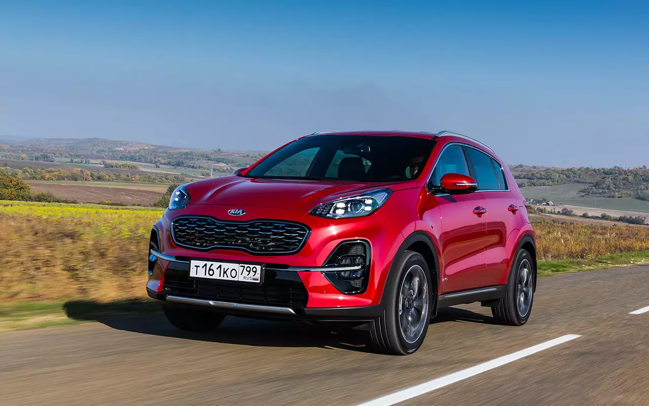 Обновленный Kia Sportage можно узнать по ново­му бамперу.