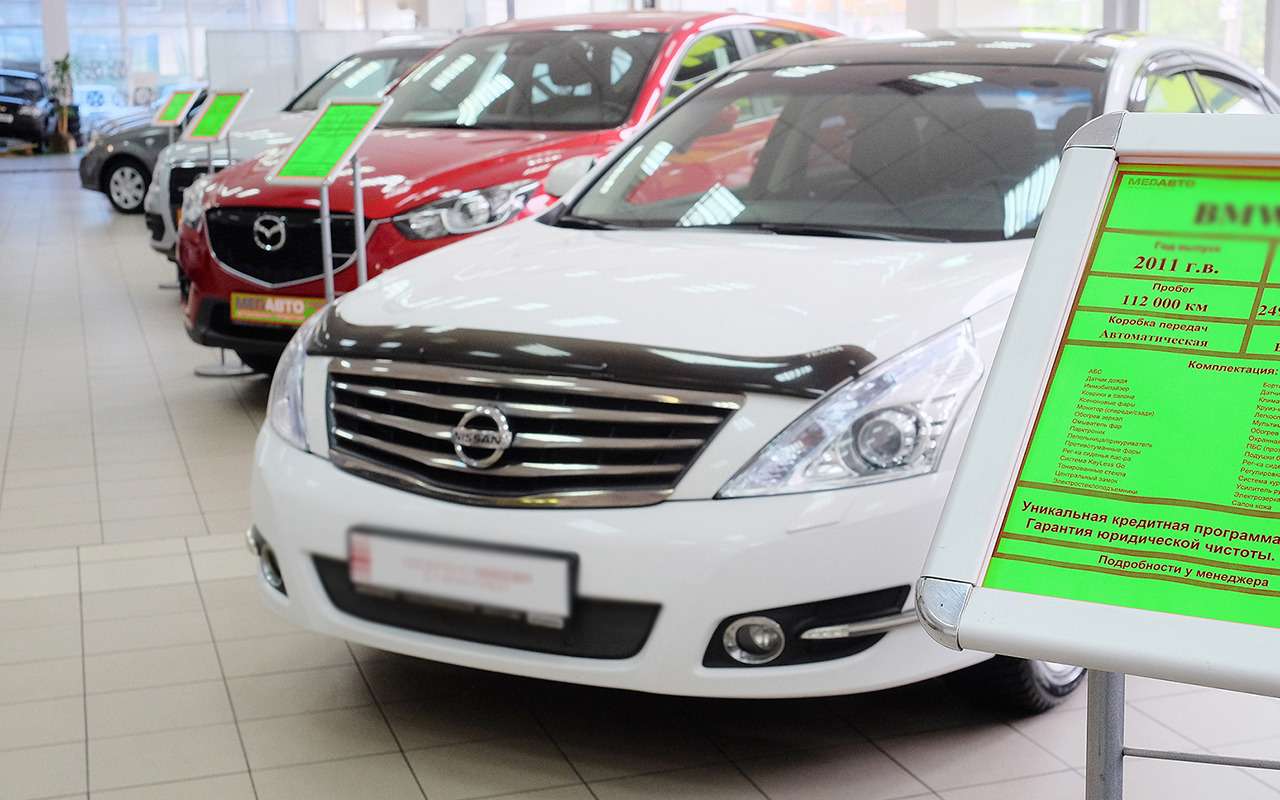 Названа средняя стоимость подержанного автомобиля в России