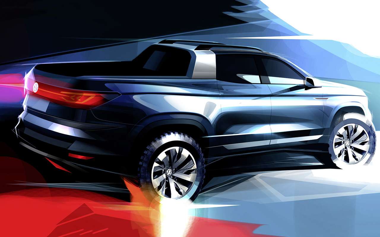 Volkswagen превратил Tiguan в пикап