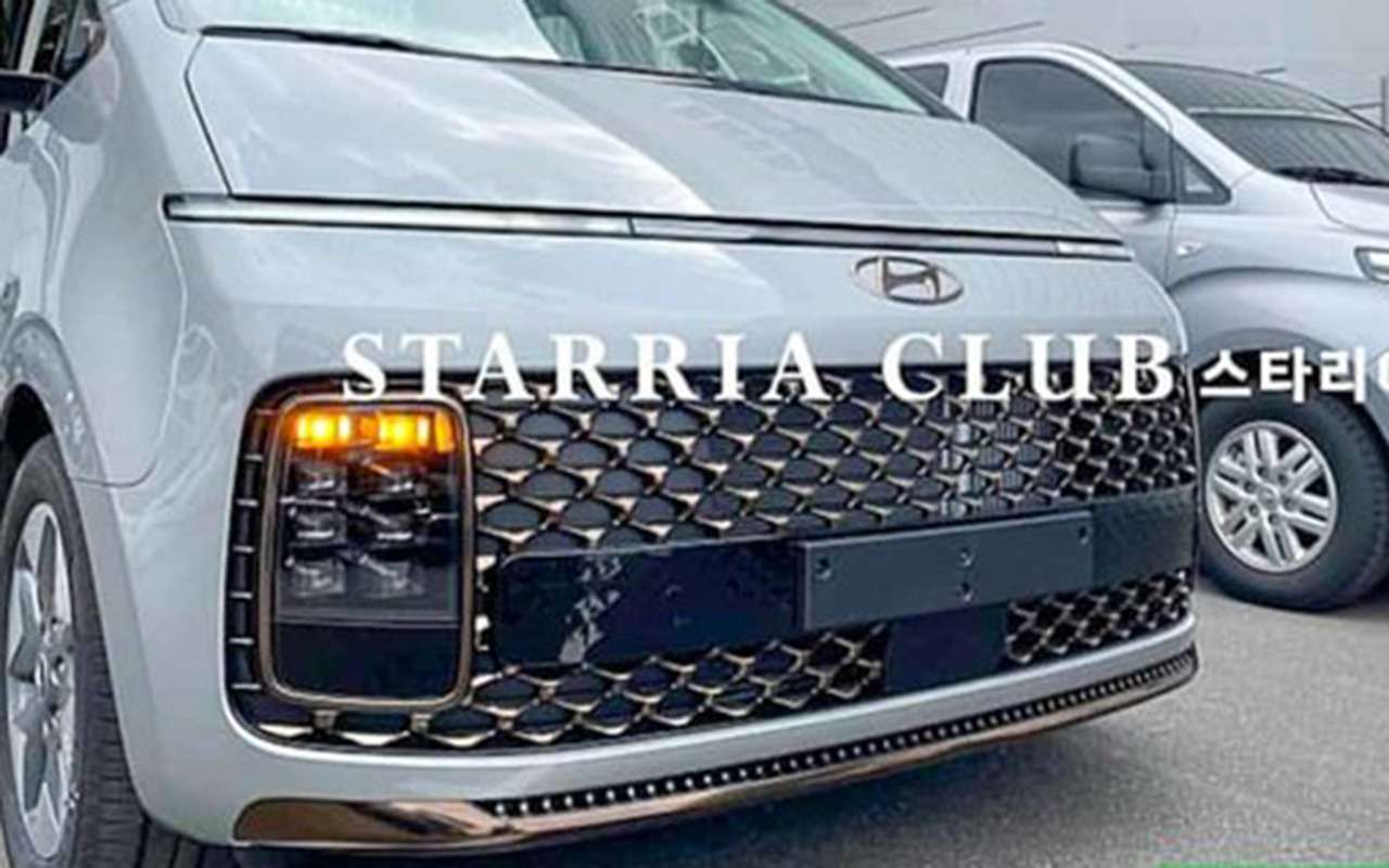 Hyundai Staria: первые «живые» фото и двигатели