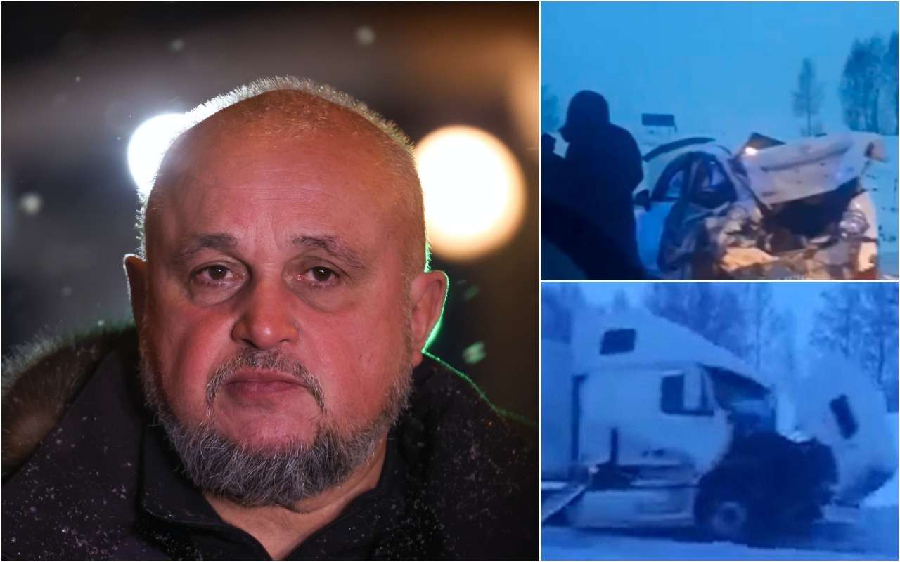 Губернатор Кузбасса попал в ДТП