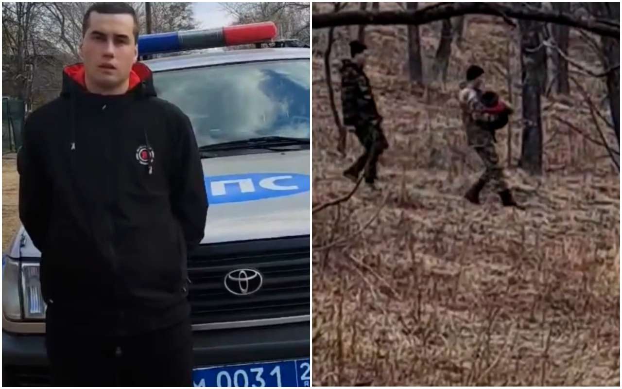 Стажер ДПС нашел потерявшегося в лесу ребенка